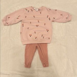 Angel Dear Pink Floral Kids Matching Set